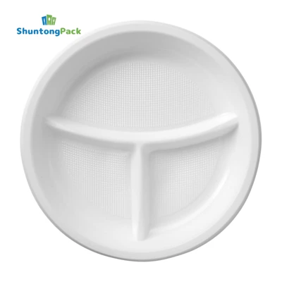 Assiette Bagasse 3 Compartiments