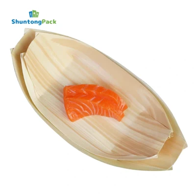 Assiettes jetables pour bateaux en bois