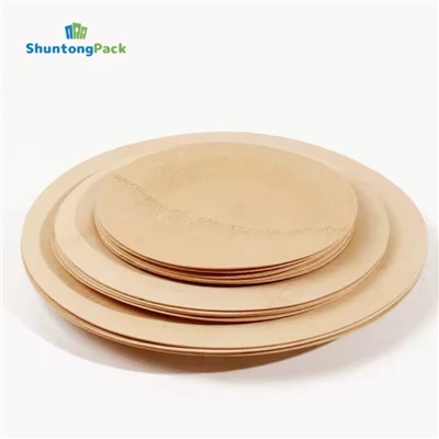 Assiette en bambou certifiée FSC