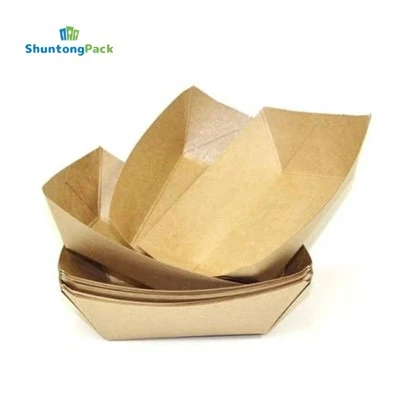 Plateaux de restaurant en papier kraft